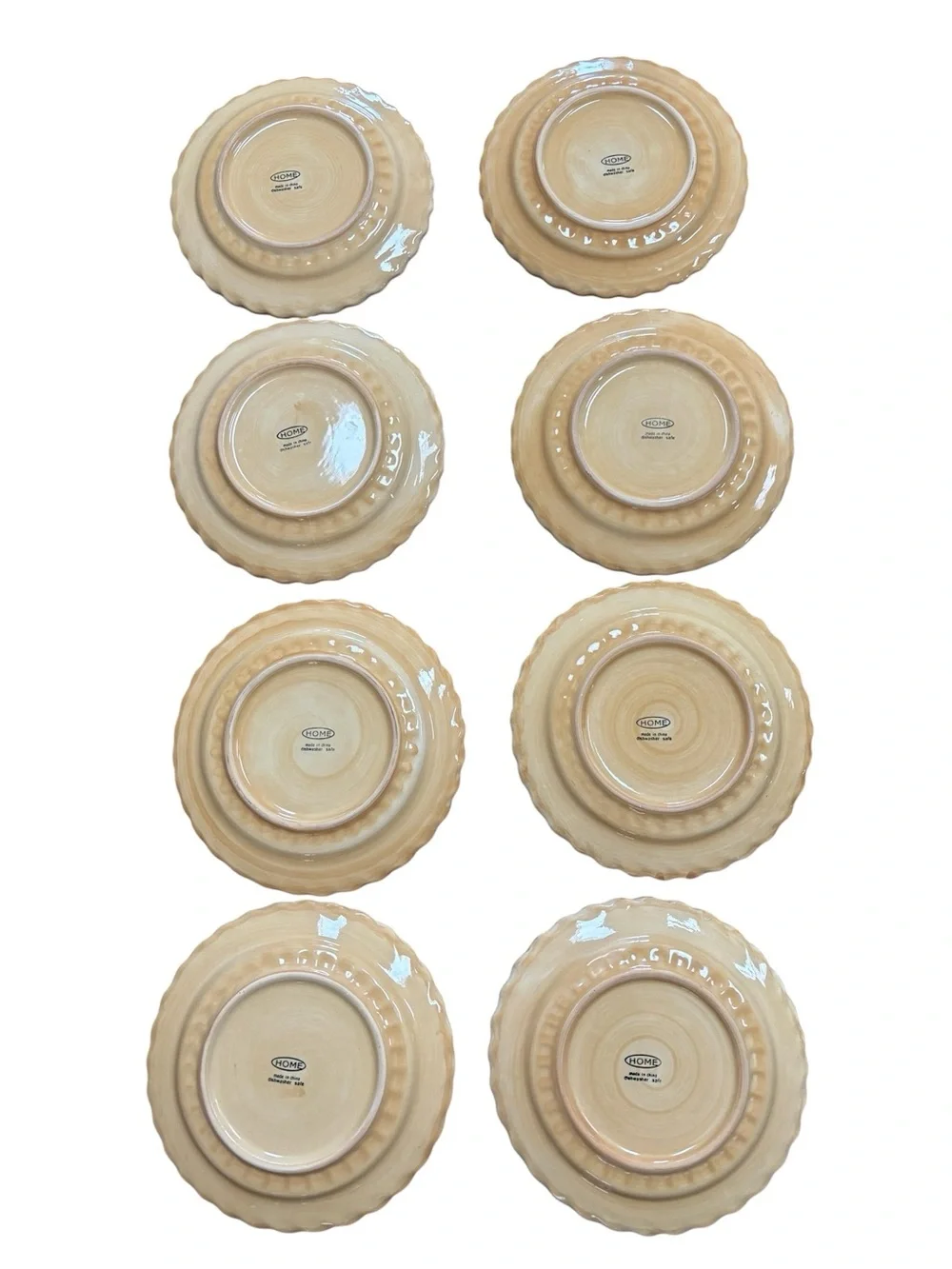 Target HOME Hand-Painted Rooster Ceramic Dessert/Salad Plates 8 3/4- Set of 8